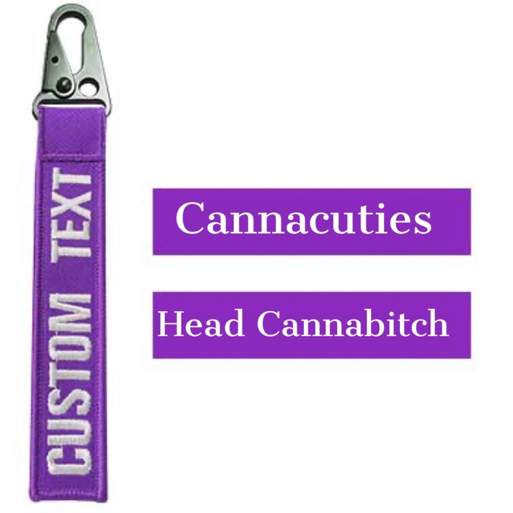 Cannacutie custom made keychains
